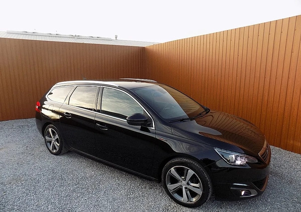 Peugeot 308 cena 38900 przebieg: 223000, rok produkcji 2017 z Rydułtowy małe 497